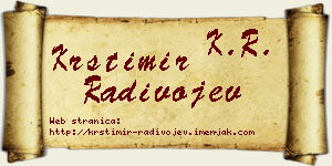 Krstimir Radivojev vizit kartica